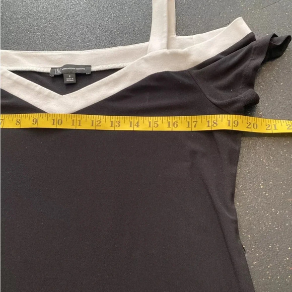 INC International Concepts Womens long sleeve cold shoulder blouse, Size Small - Picture 2 of 6